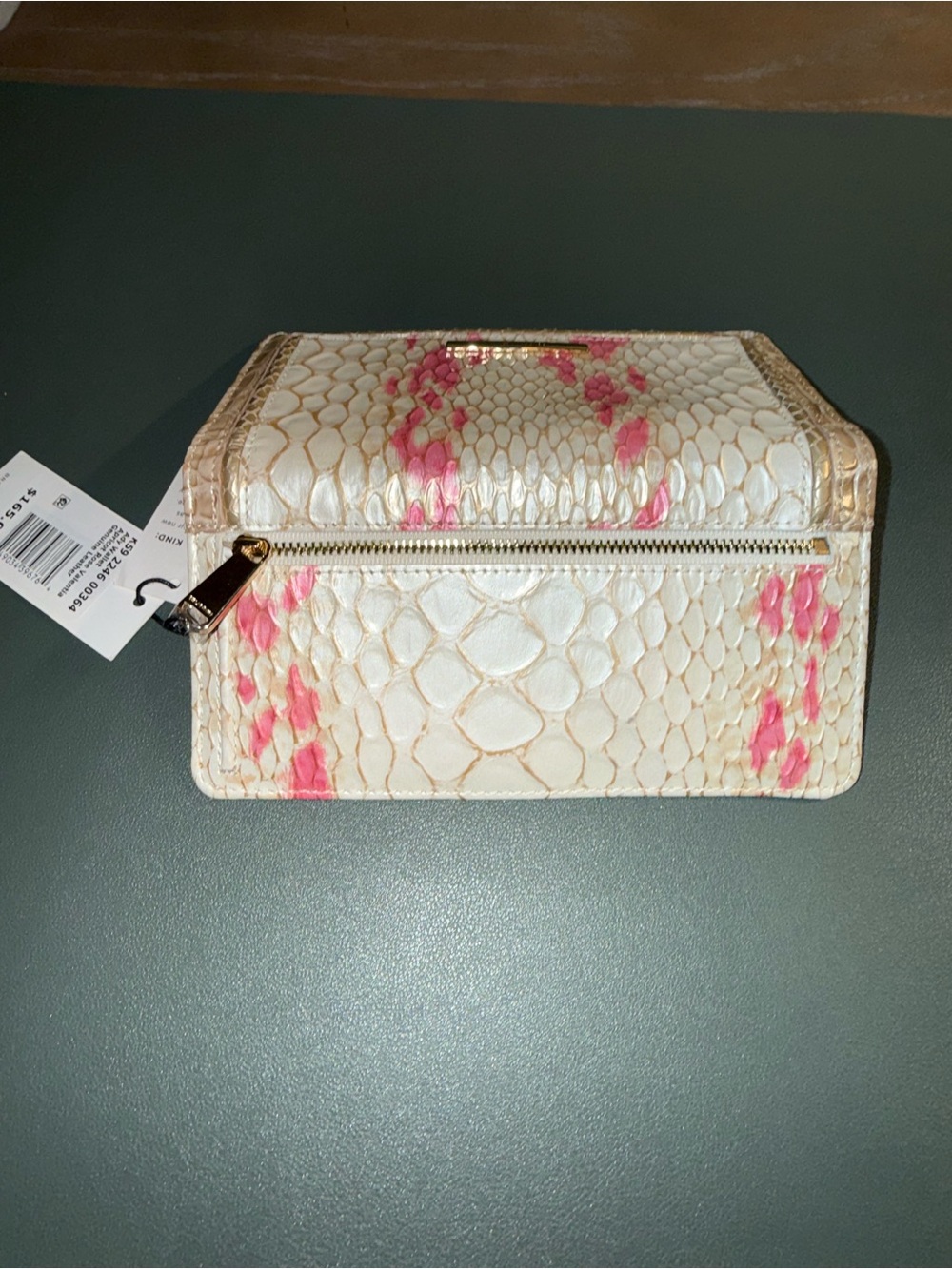 Brahmin Small Finley Apricot Rose w NWT Ady Wallet - Picture 9 of 10